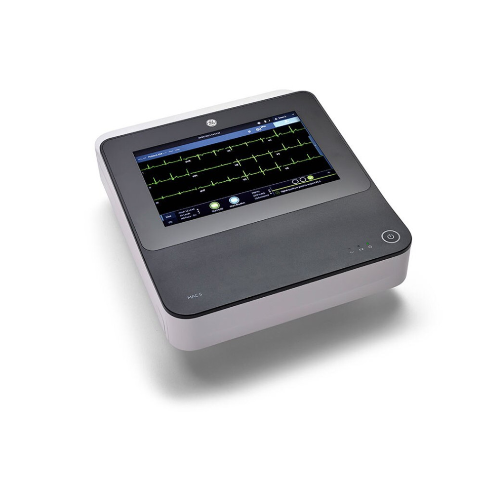 Aparat EKG MAC 5 A4 i A5 firmy GE HealthCare – wynajem – wynajem FizjoNaWynos.pl