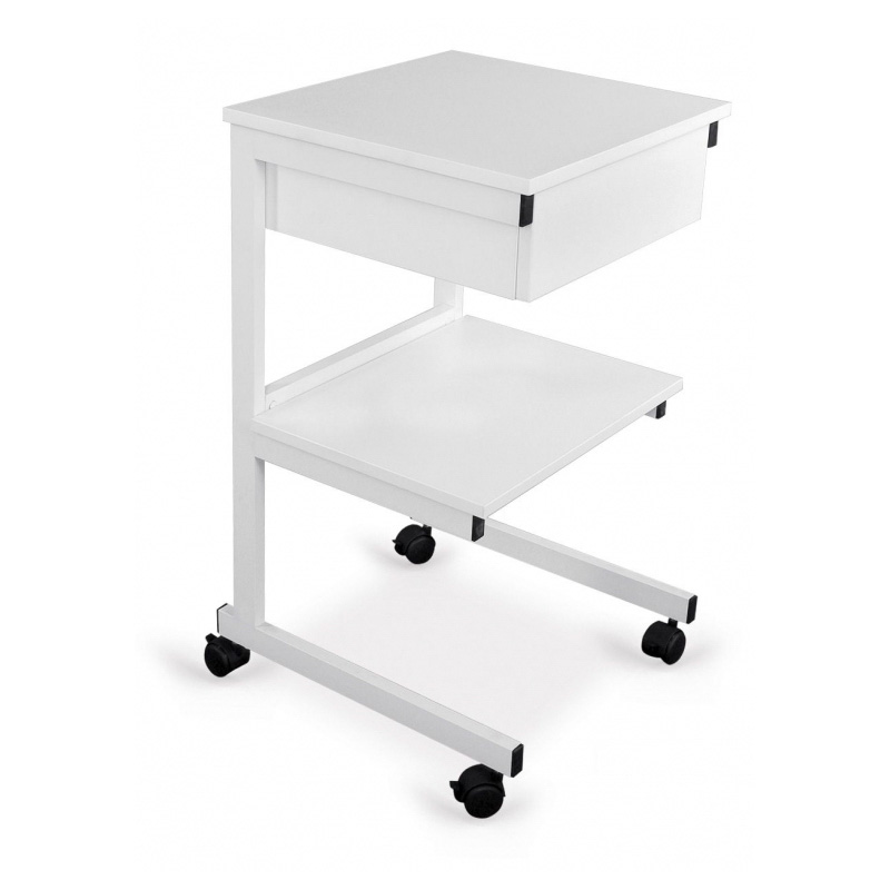 Stolik pod aparaturę aluminiowy Juventas II półki + szuflada – wynajem
